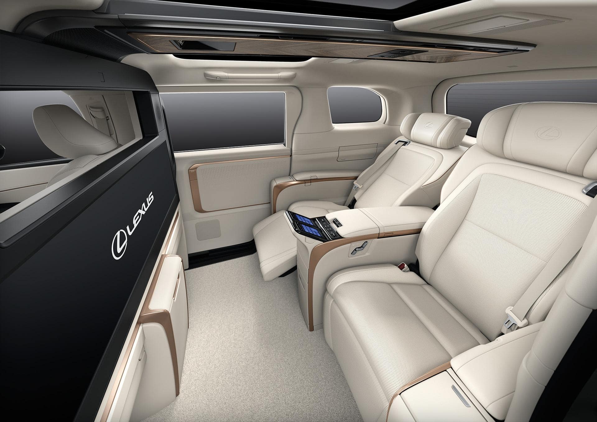 New Lexus LM500H photo: Interior view image (Solis White) 4