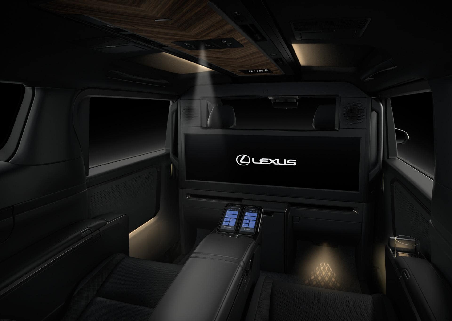 New Lexus LM500H photo: Interior view image (Black) 1