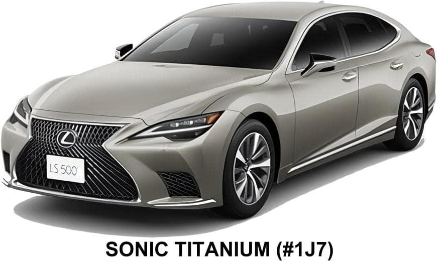 New Lexus LS500 body color: Sonic Titanium (color No. 1J7)