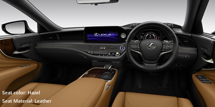New Lexus LS500h Seat color: Hazel (Leather)