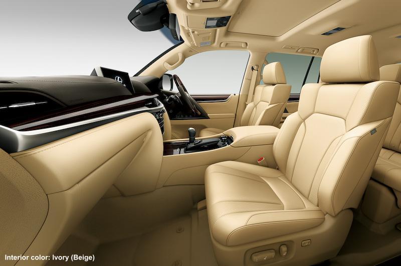New Lexus LX570 interior photo, image, LX 570 seat color picture