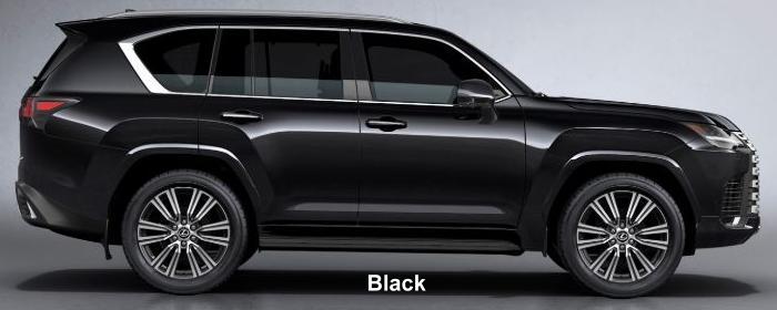 New Lexus LX600 body color: BLACK