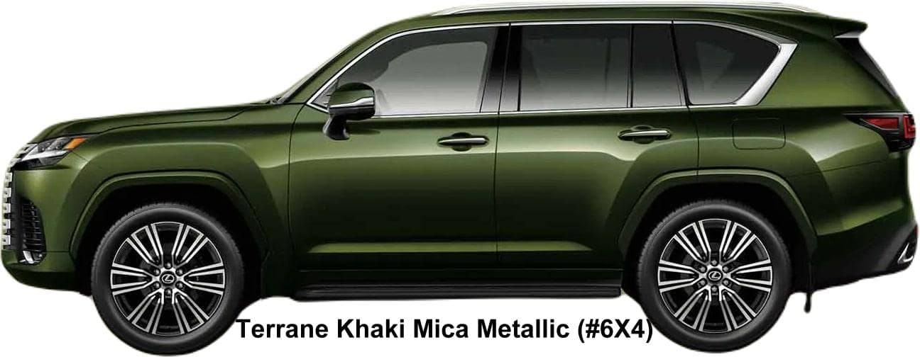 New Lexus LX600 body color: Terrane Khaki Mica Metallic (color No.6X4)