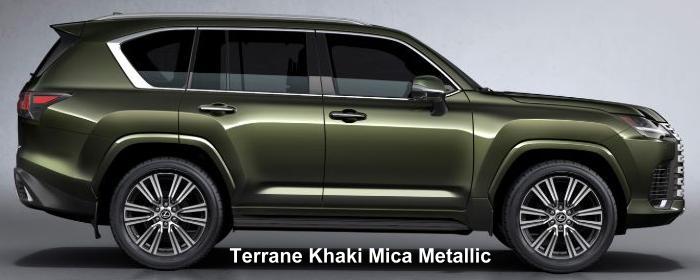 New Lexus LX600 body color: TERRANE KHAKI MICA METALLIC