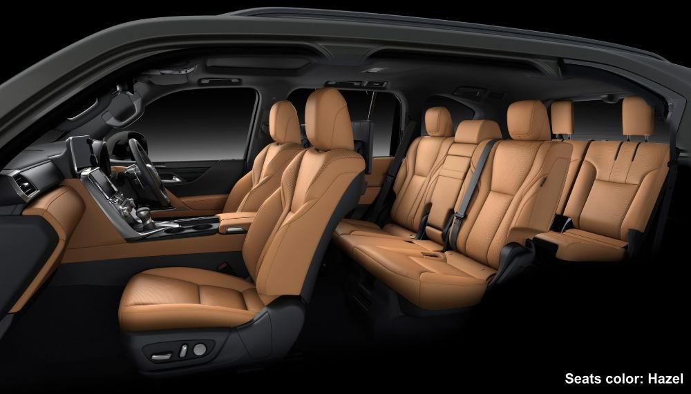 New Lexus LX600 interior color: HAZEL