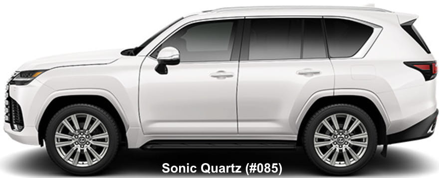 Lexus LX700h body color: Sonic Quartz (#085)