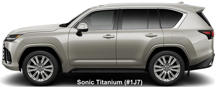 Lexus LX700h body color: Sonic Titanium (#1J7)