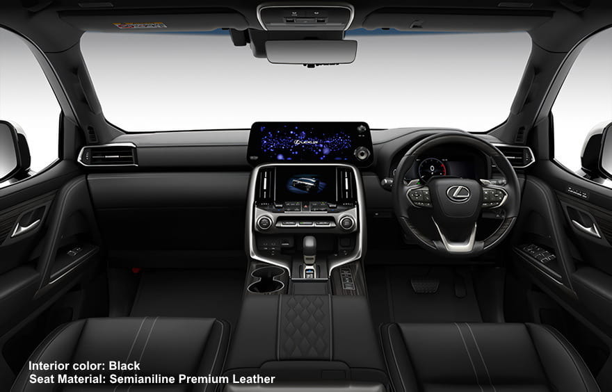 New Lexus LX700h Executive photo: Cockpit view image (Black) picture