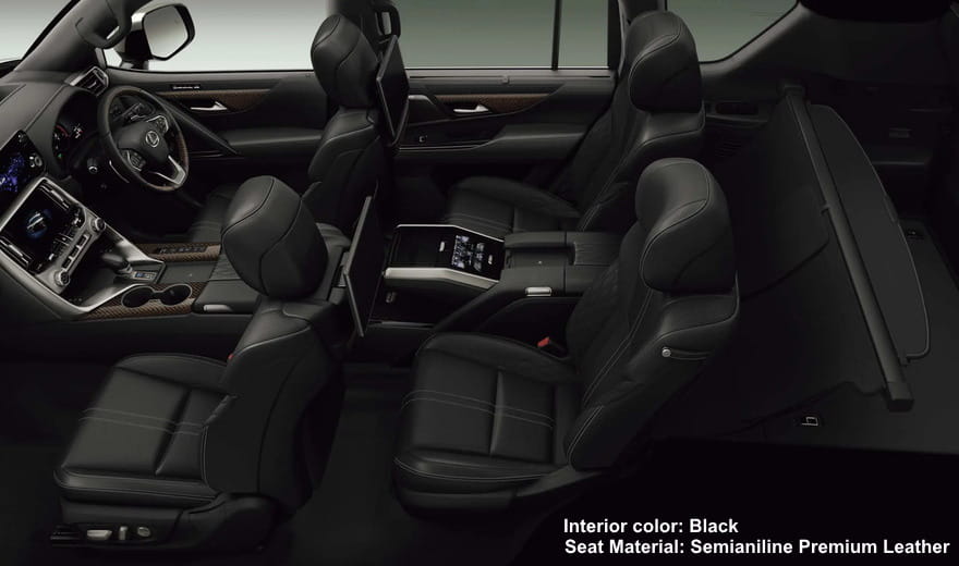 New Lexus LX700h Executive photo: Interior view image (Black) picture