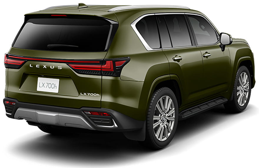 New Lexus LX700h Executive photo: Back view image picture