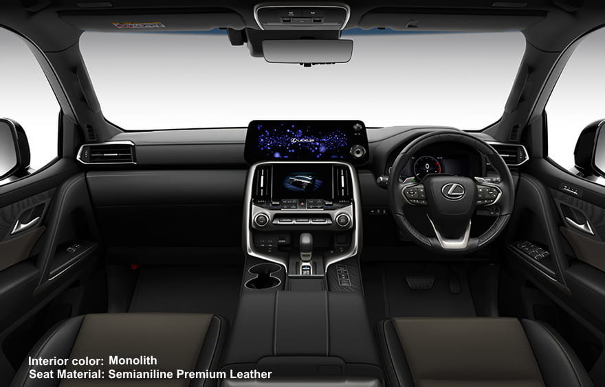 New Lexus LX700h Overtrail+ photo: Cockpit view image (Monolith) picture