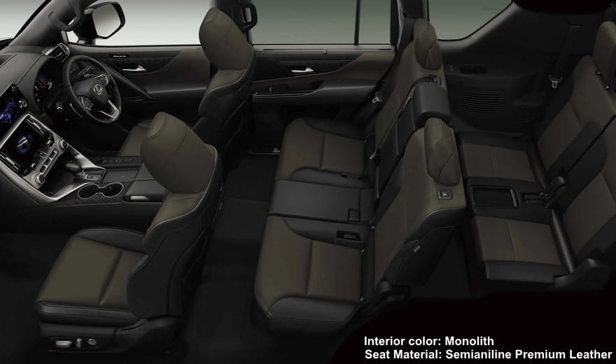 New Lexus LX700h Overtrail+ photo: Interior view image (Monolith) picture