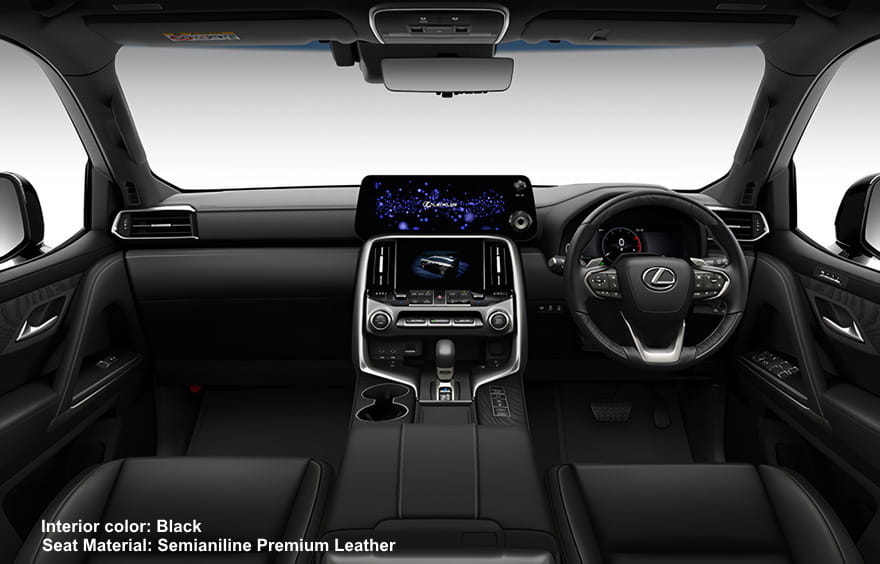 New Lexus LX700h photo: Cockpit view image (Black) picture