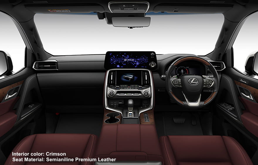New Lexus LX700h photo: Cockpit view image (Crimson) picture