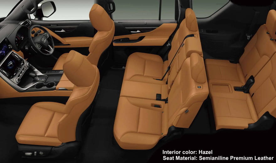 New Lexus LX700h photo: Interior view image (Hazel) picture