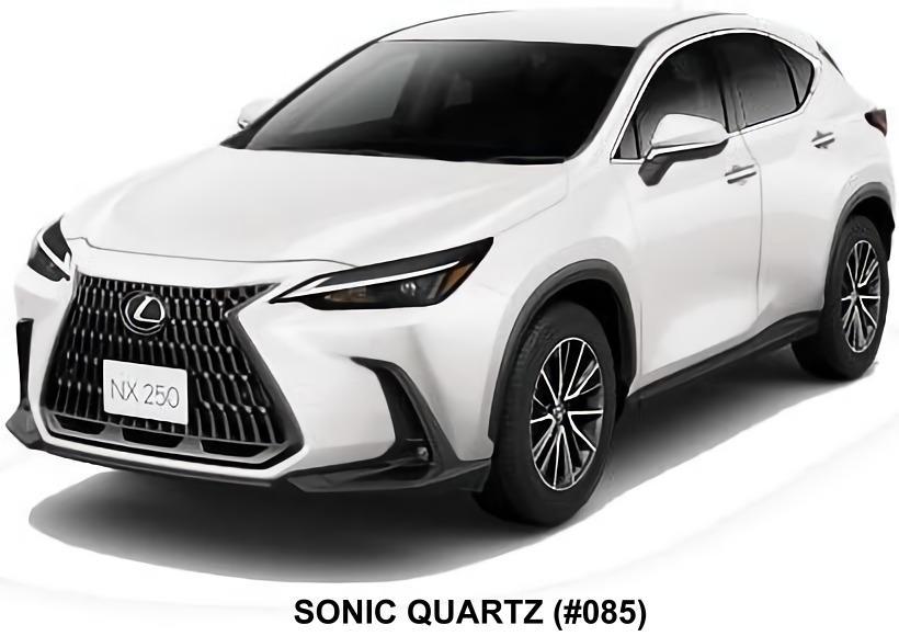 New Lexus NX250 body color; Sonic Quartz (Color No. 085)