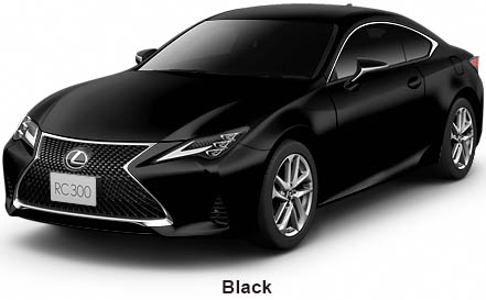 New Lexus RC300 body color: BLACK