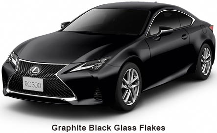 New Lexus RC300 body color: Graphite Black Glass Flakes