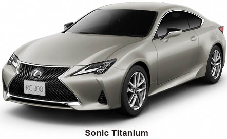 New Lexus RC300 body color: Sonic Titanium