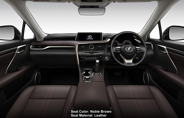 New Lexus RX300 Version-L cockpit photo: Noble Brown (Leather)