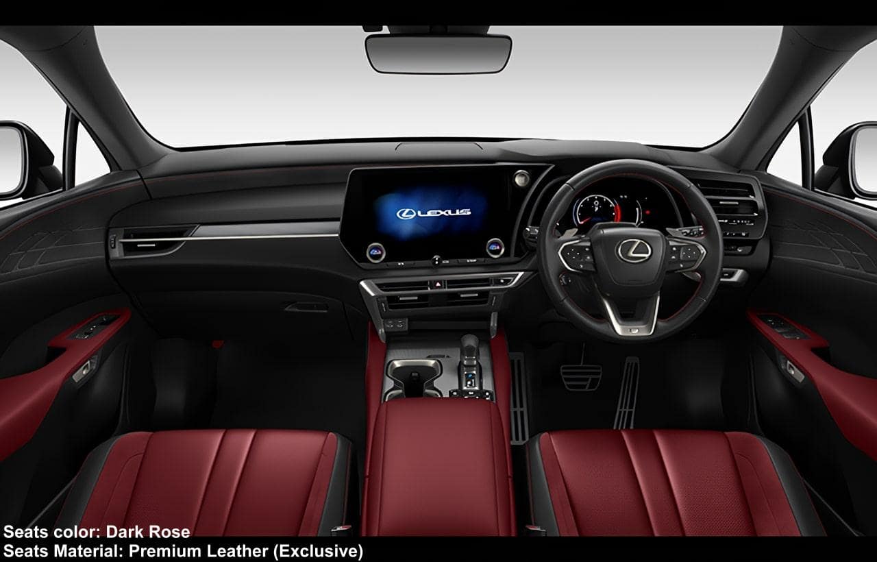 New Lexus RX350 F-Sport photo: Cockpit image (Dark Rose)