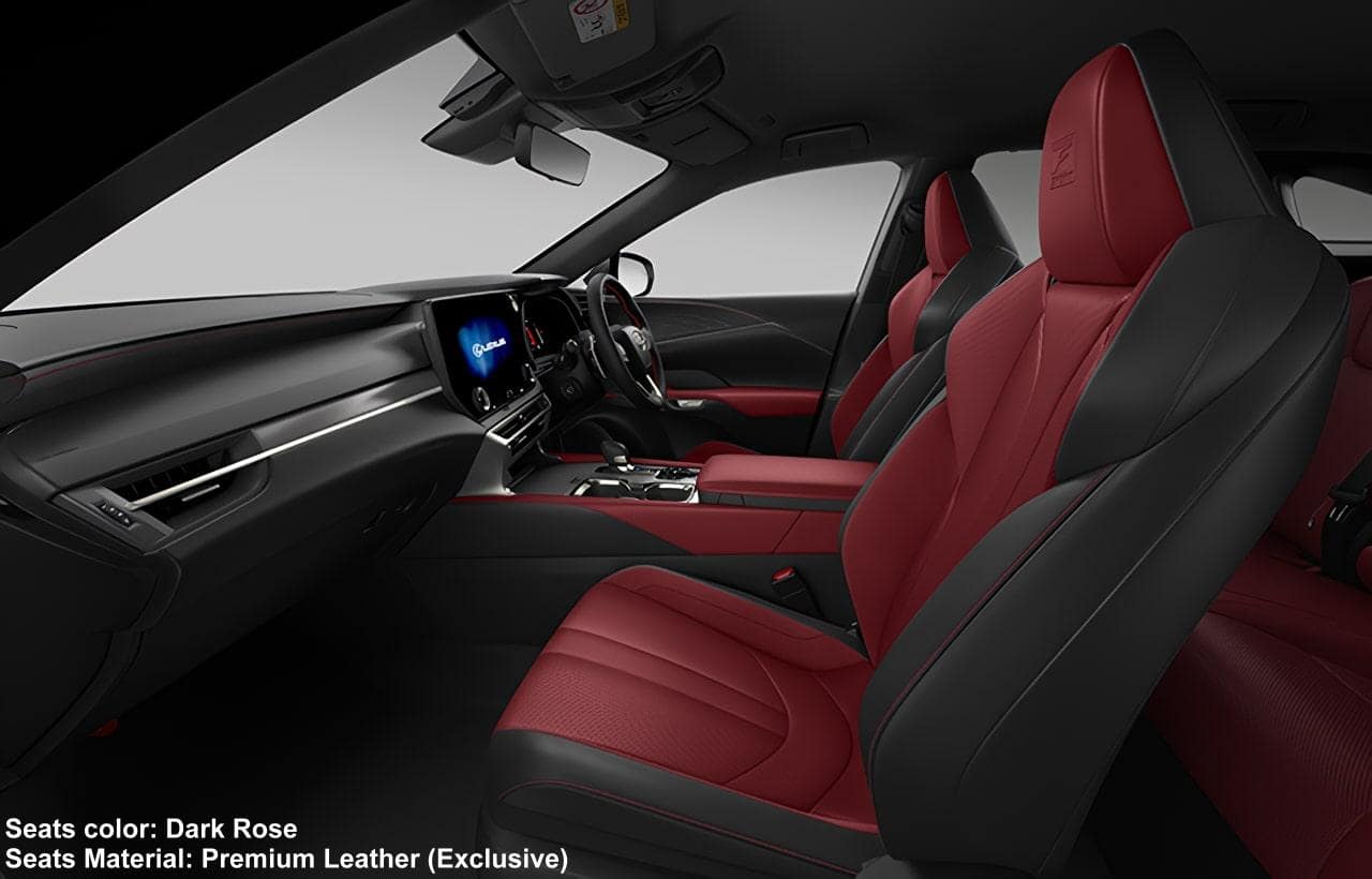 New Lexus RX350 F-Sport photo: Interior image (Dark Rose)