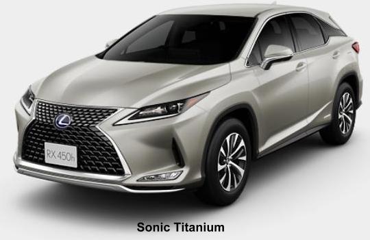 New Lexus RX450h body color: Sonic Titanium