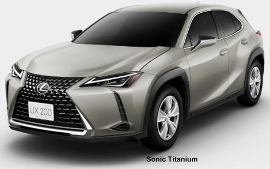 New Lexus UX200 body color: SONIC TITANIUM