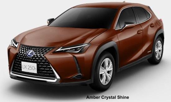 New Lexus UX250h body color: AMBER CRYSTAL SHINE