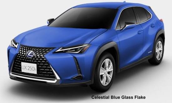 New Lexus UX250h body color: CELESTIAL BLUE GLASS FLAKE