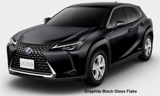 New Lexus UX250h body color: GRAPHITE BLACK GLASS FLAKE