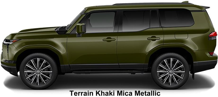 New Lexus GX550 Version-L body color: Terrain Khaki Mica Metallic