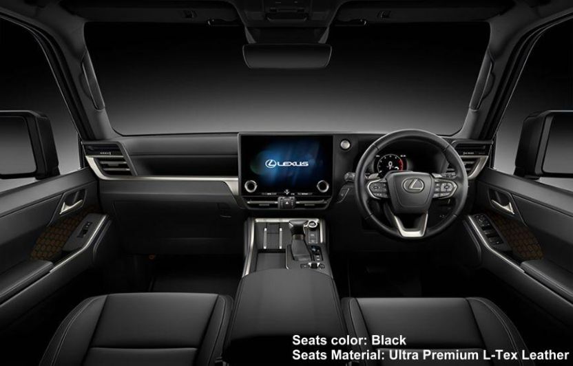 New Lexus GX550 Version L photo: Cockpit view image (Black)
