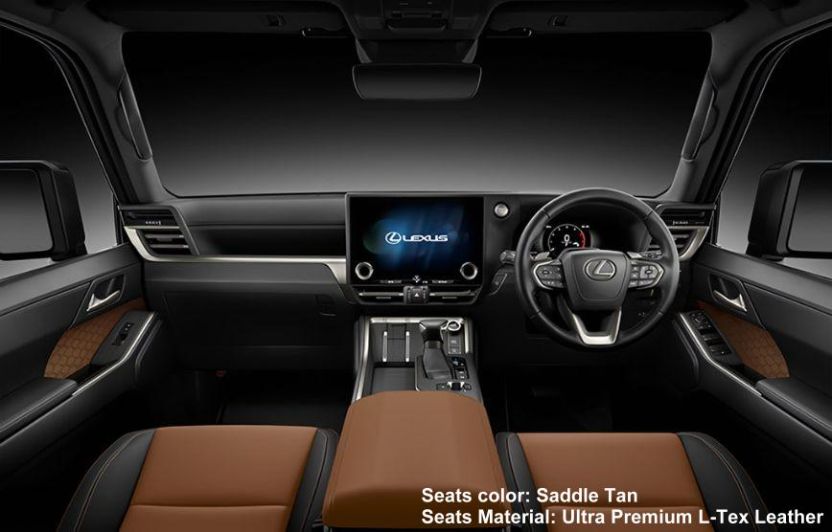 New Lexus GX550 Version L photo: Cockpit view image (Saddle Tan)