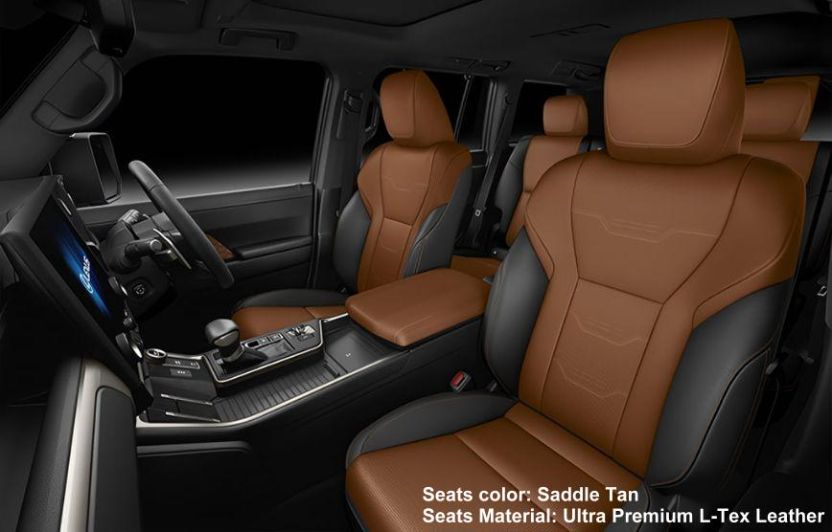 New Lexus GX550 Version L photo: interior view image (Saddle Tan)