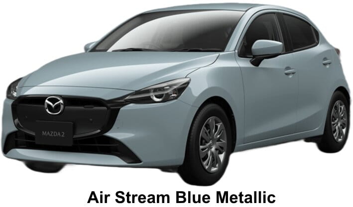 Mazda 2 body color: Air Stream Blue Metallic