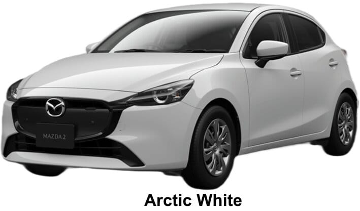Mazda 2 body color: Arctic White