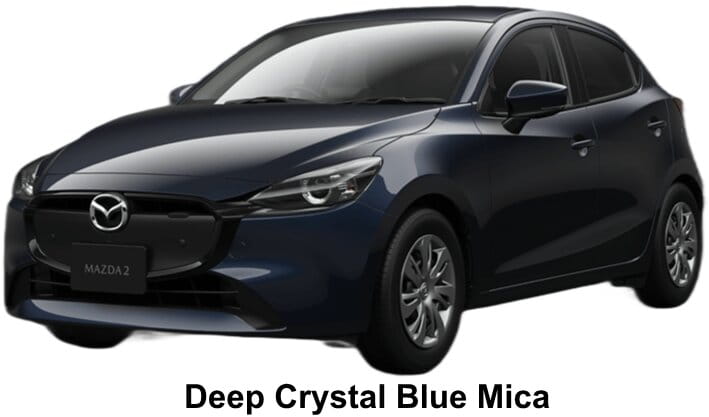 Mazda 2 body color: Deep Crystal Blue Mica