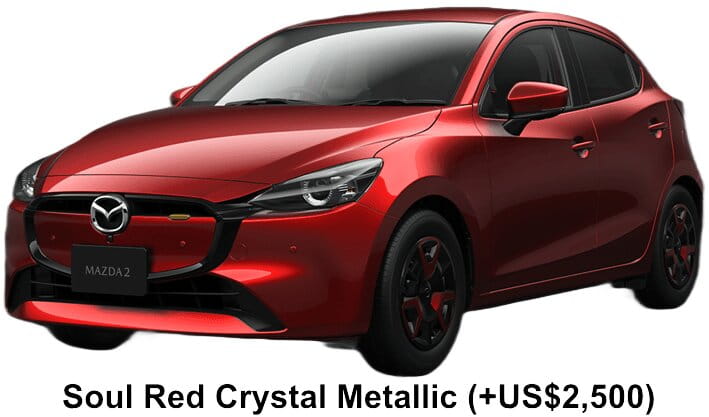 Mazda 2 body color: Sonic Silver Metallic