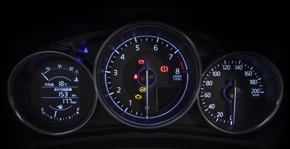 New Mazda Roadster photo: Odometer view (speedometer view)