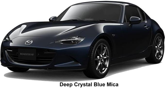 New Mazda Roadster RF body color: DEEP CRYSTAL BLUE MICA