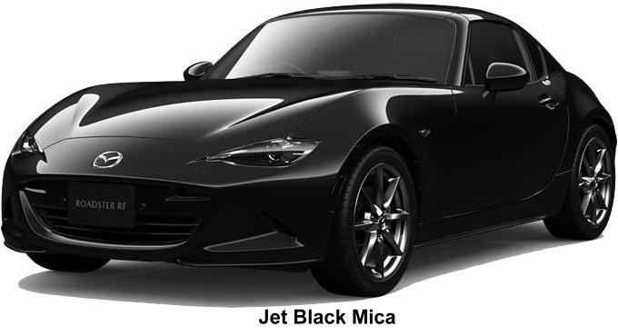 New Mazda Roadster RF body color: JET BLACK MICA