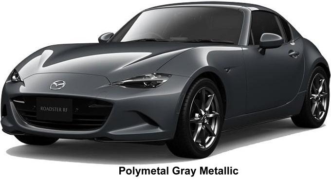 New Mazda Roadster RF body color: POLYMETAL GRAY METALLIC