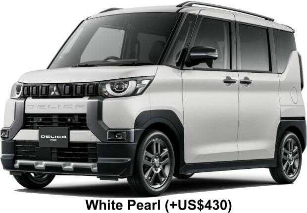 New Mitsubishi Delica Mini body color: White Pearl (+US$430)