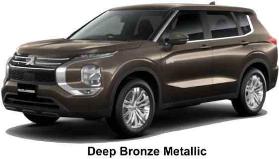 New Mitsubishi Outlander PHEV body color: Deep Bronze Metallic