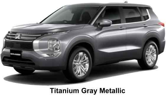 New Mitsubishi Outlander PHEV body color: Titanium Gray Metallic