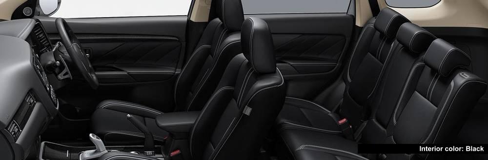 Mitsubishi Outlander PHEV Photo: Interior color Black