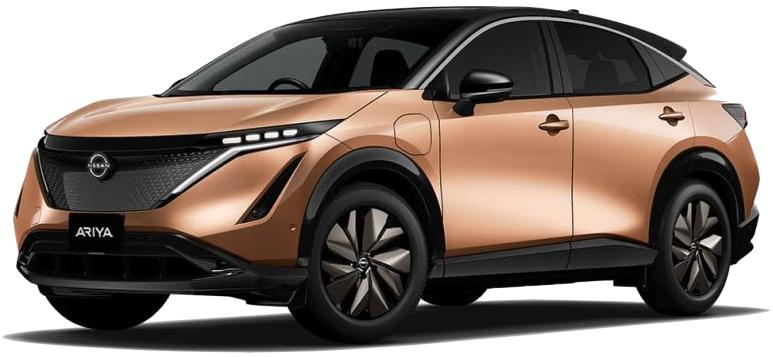 New Nissan Ariya photo: Front view image