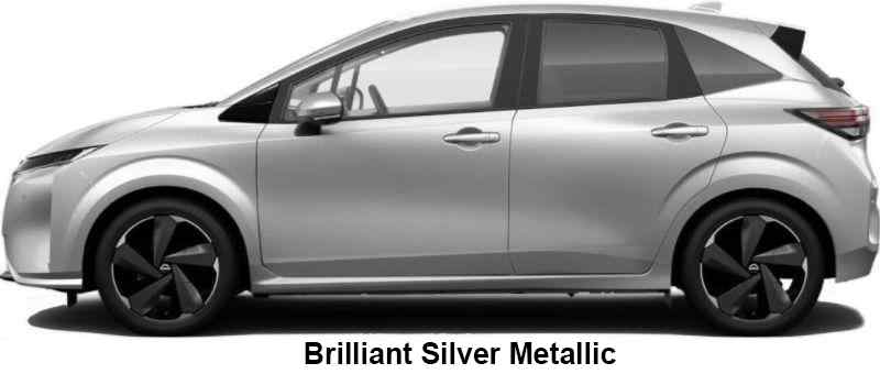 Nissan Aura Color: Brilliant Silver Metallic