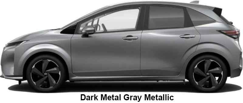 Nissan Aura Color: Dark Metal Gray Metallic